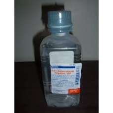 Physiological saline & Distilled water