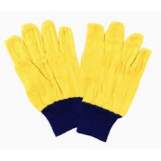 Cotton Work Gloves (Yellow)