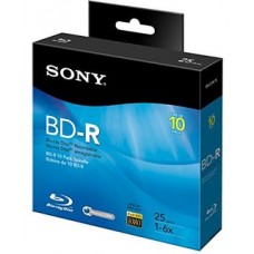Sony Blue-Ray Disc BD-R,6x25GB(10pcs/1Box)
