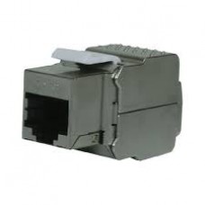 OptronicsPLUS CAT6 UTP Keystone Jack BLACK