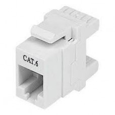 CAT6 WALL JACK WHITE