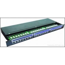 COPPER PATCH PANEL CAT5E-UTP24