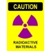 Radiation(Radioactivity) sign board / 350*450mm