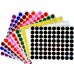 3/4" Assorted Primary Colors Kit (5 Colors) of Color-Coding Sticker Dots 