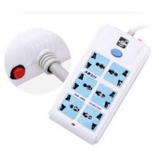 Multi-socket 6 outlet electric power strip