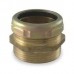 Pipe Connector (Brass color) 3/4" NPT Male to 3/8" NPT Female Connector